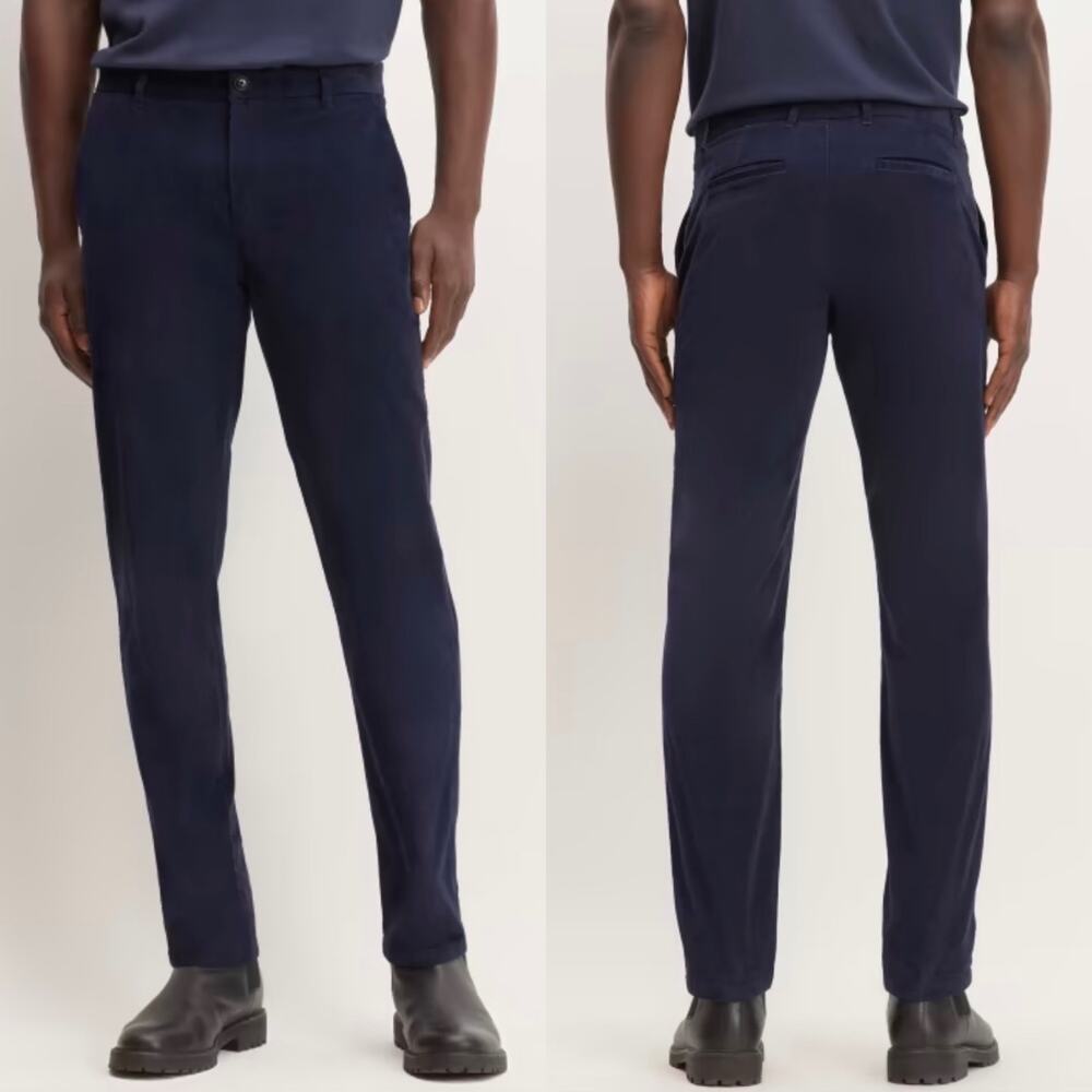 Everlane Men's The Straight Fit Corduroy Pant In Navy Blue Size 34x32 New